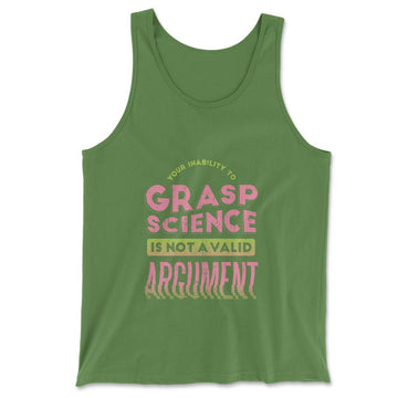 Not A Valid Argument Men/Unisex Tank in Leaf color